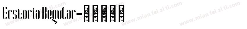 Erstoria Regular字体转换
